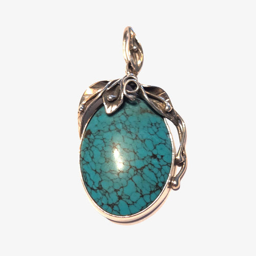 Sterling Silver & Turquoise Pendant