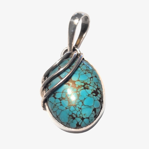 Sterling Silver & Turquoise Pendant