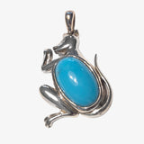 Sterling Silver & Turquoise Pendant