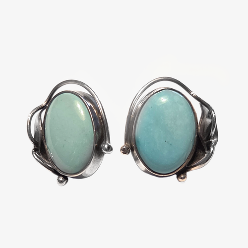 Sterling Silver & Turquoise Posted Earrings