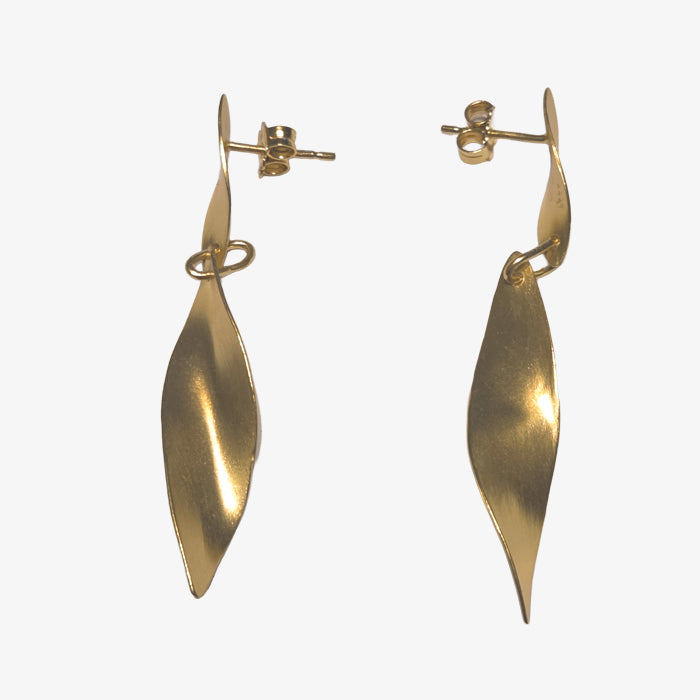 18K Gold over Silver Earring