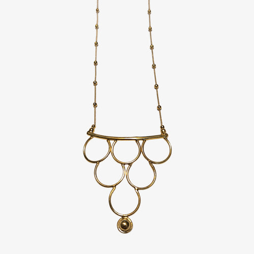 18K Gold over Silver Necklace with Extender