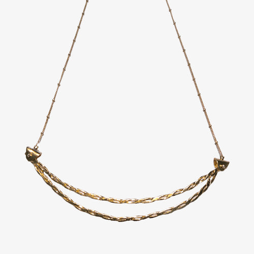 18K Gold over Silver Necklace with Extender