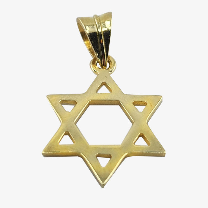 14K Gold Jewish Star