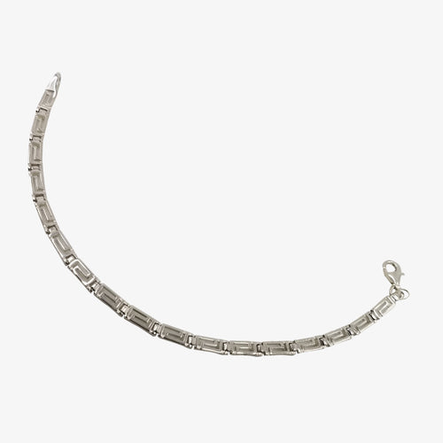 Sterling Silver Greek Key Bracelet