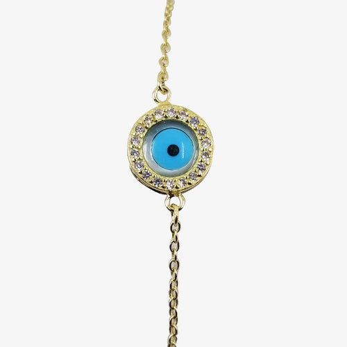 Sterling Silver Eye Bracelet