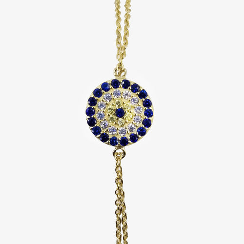 Sterling Silver Eye Bracelet