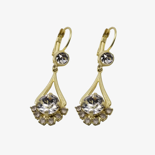 14K Gold Over Bronze Earrings