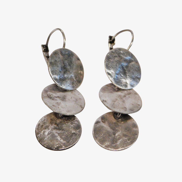 Sterling Silver over Bronze Earrings