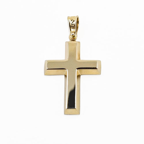 14K Solid Gold Cross