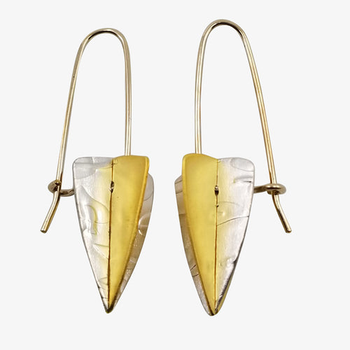 Sterling Silver and 18K Gold Vermeil Earring