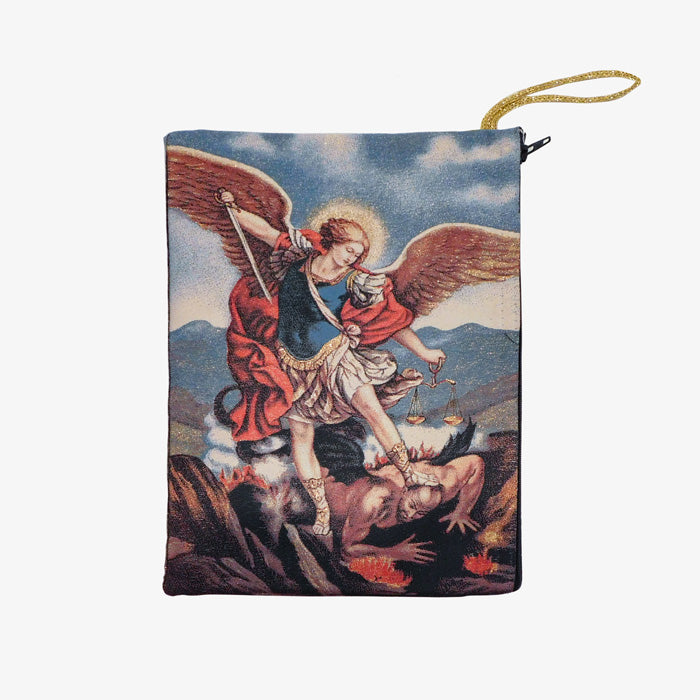 Tapestry Ipad/Bible Pouch- St Michael