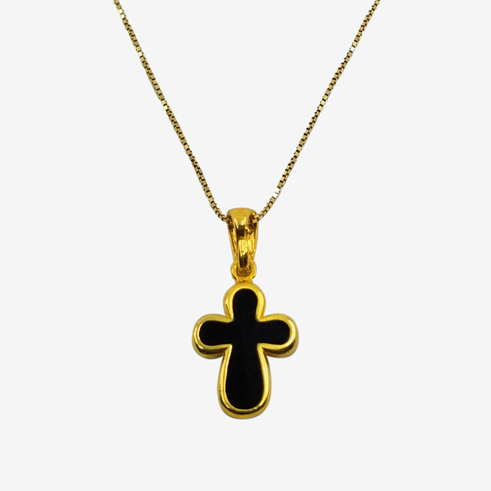 Gold plated over Silver Cross