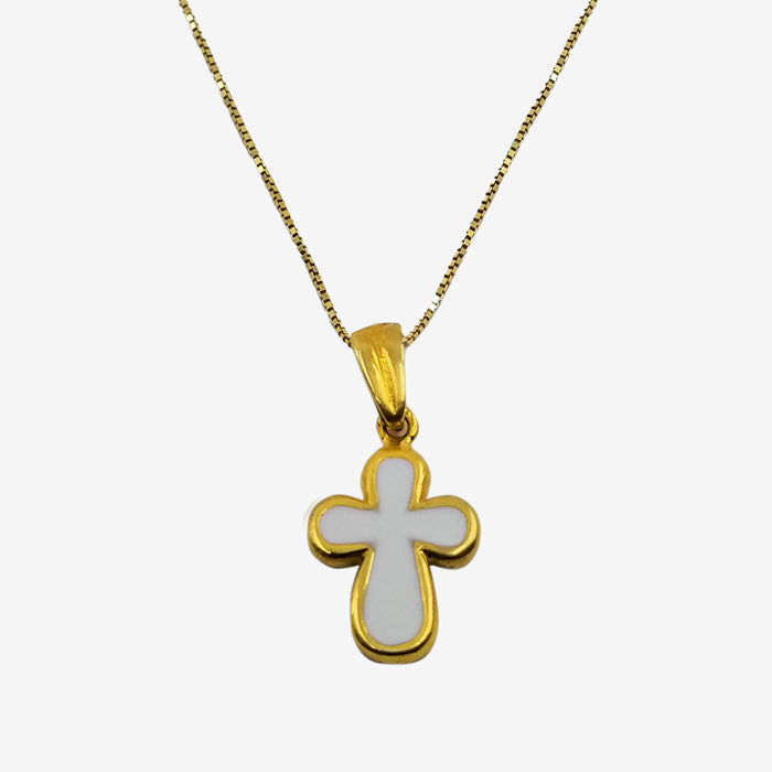 Gold plated over Silver Cross
